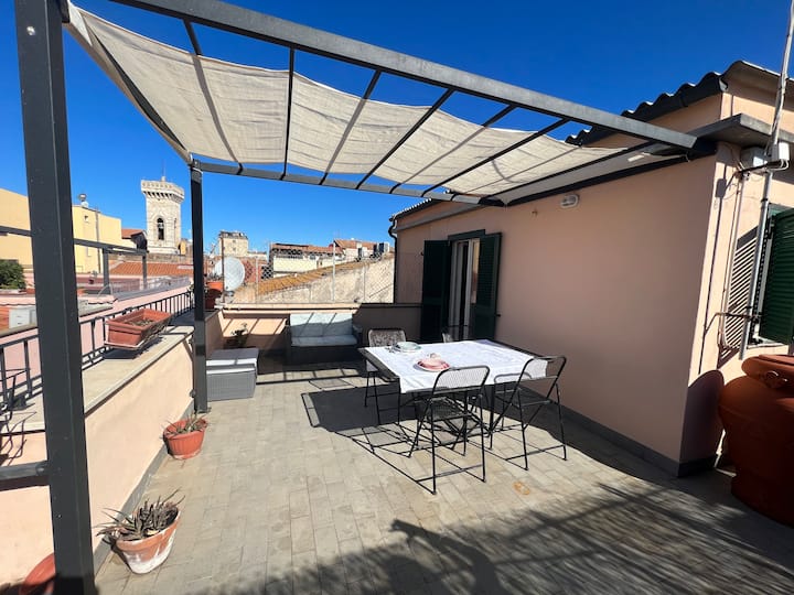 Penthouse With Terrace In Orbetello Old Town - Orbetello