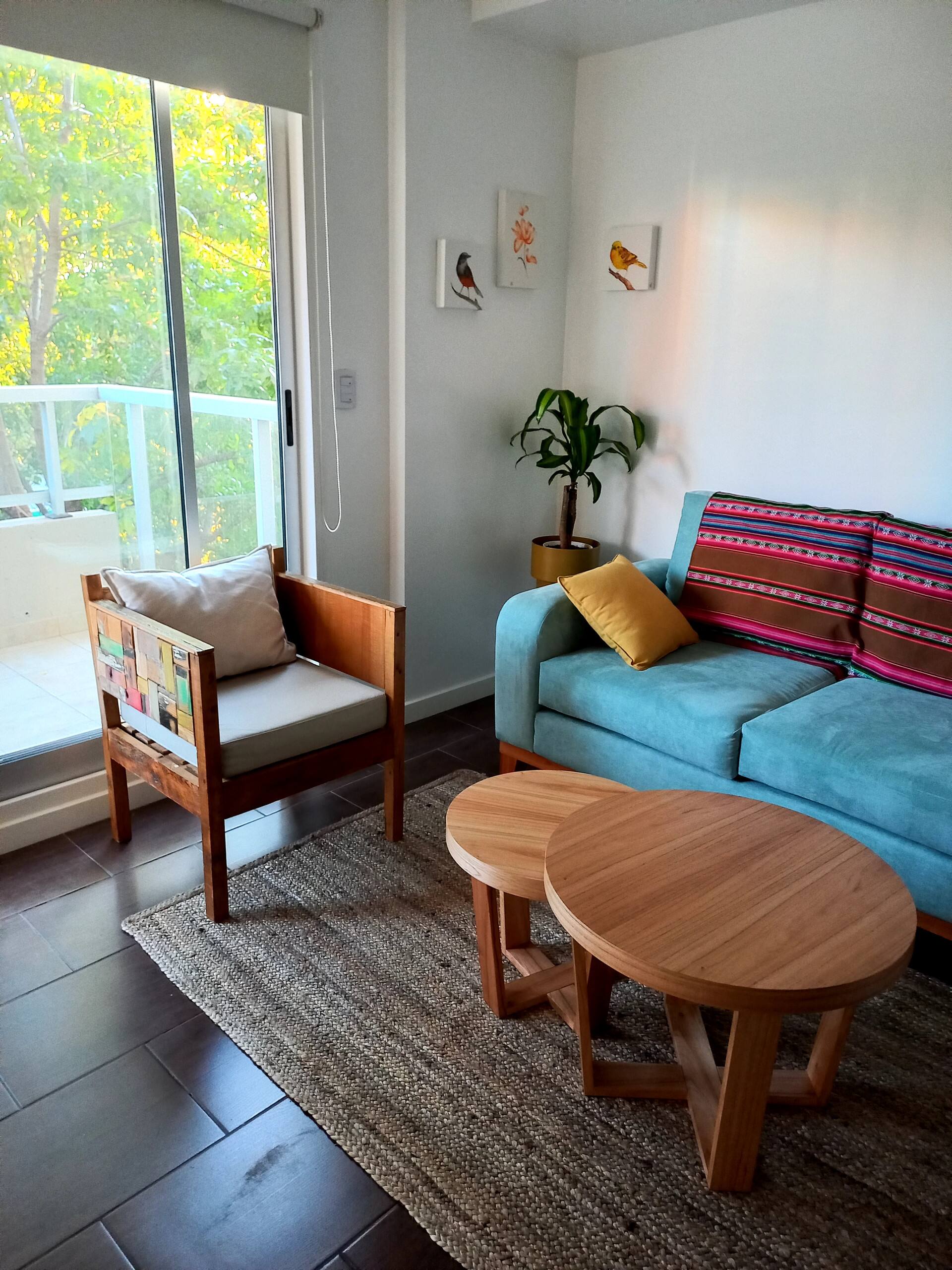 Departamento de 1 dormitorio con balcón en Palermo