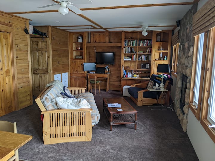 Cozy and warm living room.