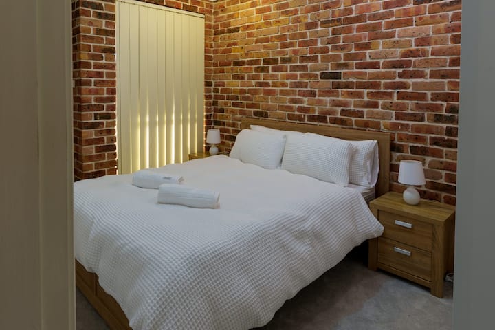 Queen sized medium firm mattress for you or your guests. 