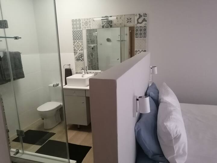 Glavna spavaća soba na katu s vlastitom kupaonicom