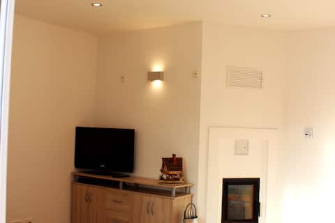 approx. 80 m² cozy  apartment with fireplace and terrace