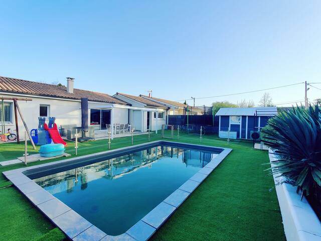 Villa proche lac et océan pour parents et enfants