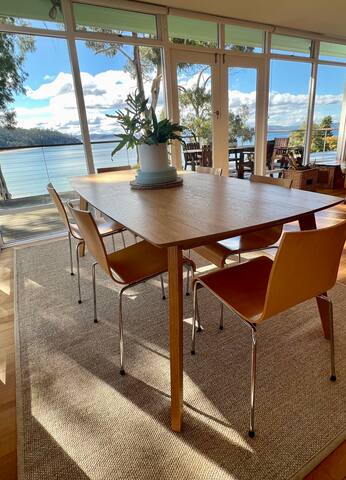 Stunning views, beach access, sauna, 1950s gem gallery image 5