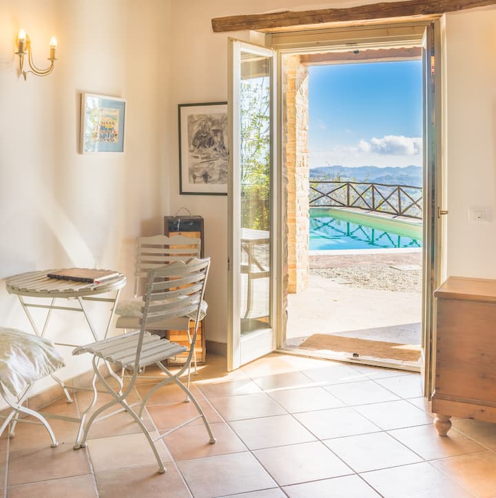 From the Lounge out to the pool