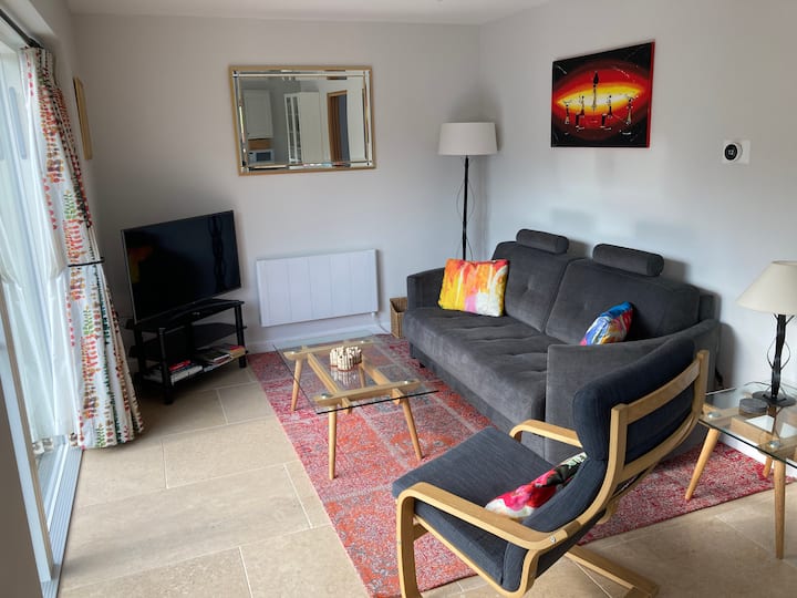 舒适的休息室，配有沙发床（如有需要）