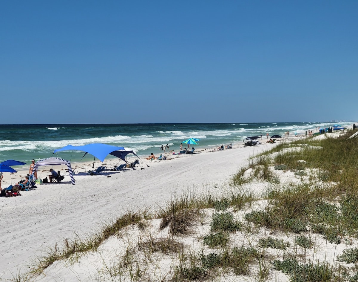Enjoy one mile stretch of public beach. at Juan Love in Santa Rosa Beach