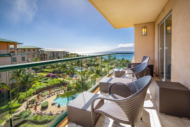 Ocean view suite, lanai, full kitchen, near beach