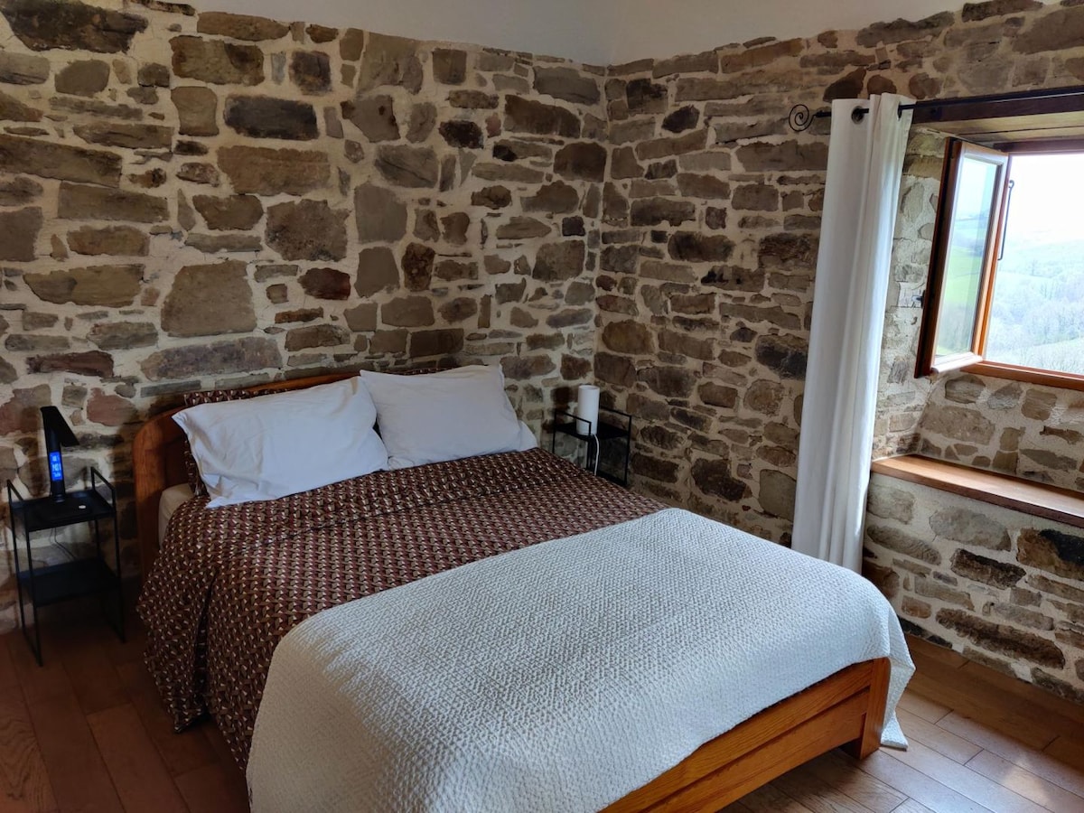 Spavaća soba na katu.