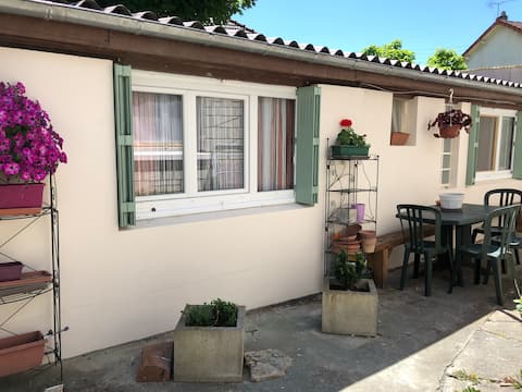 The cottage in the garden