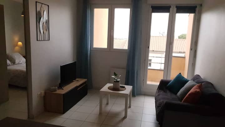 Appt 2/4 Pers,10 Mns De L'aéroport, 17 Mns De Lyon - Saint-Bonnet-de-Mure