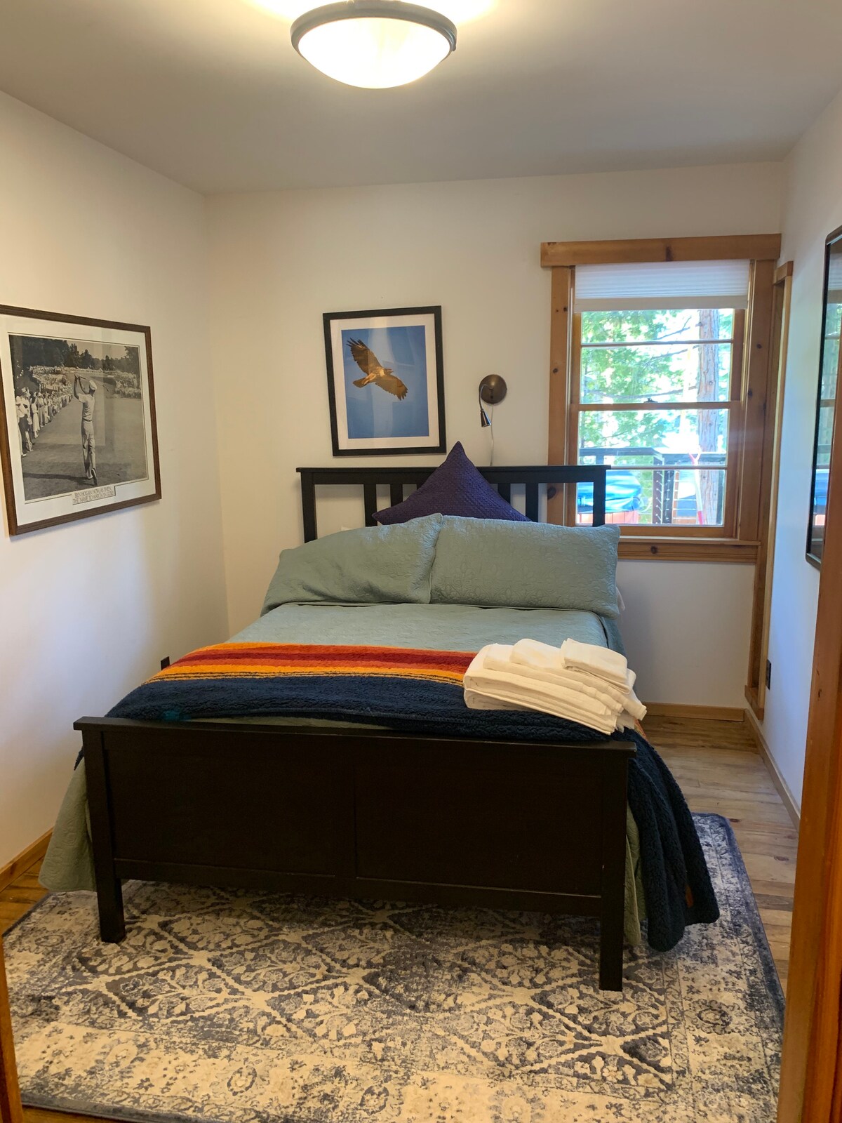 4 Bedrooms Total, this bedroom on the 1st Floor features a Full (Double) Size Bed