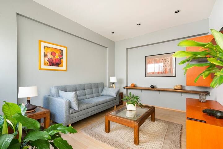 2BR 2BTH, Private Roof Garden in Condesa