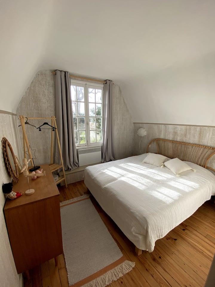 Dormitorio 2 : 2 camas individuales arriba