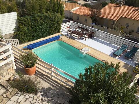 villa swimming-pool spa 10 people Cassis-calanques