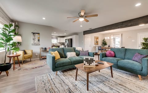 3B/2B - Clean & Quiet Mid Century Modern, king bed