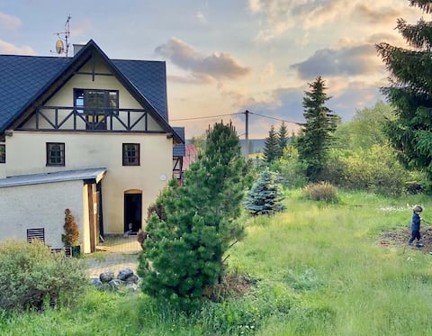 Cottage Hrázděnka in the Ore Mountains - Horní Blatná