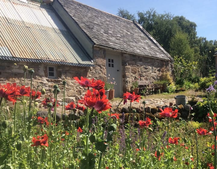 A bothy bedroom in the heart of the Cairngorms