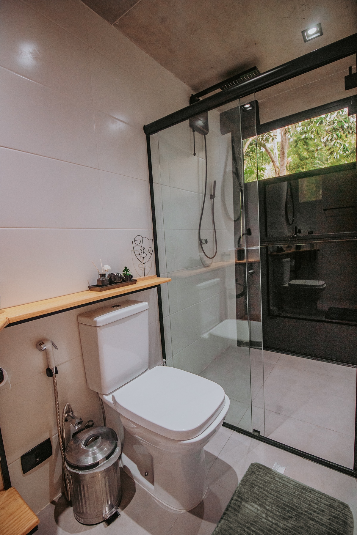 Bathroom/Box at Casa Natu Ilhabela Studio Portinho with Jacuzzi in Ilhabela