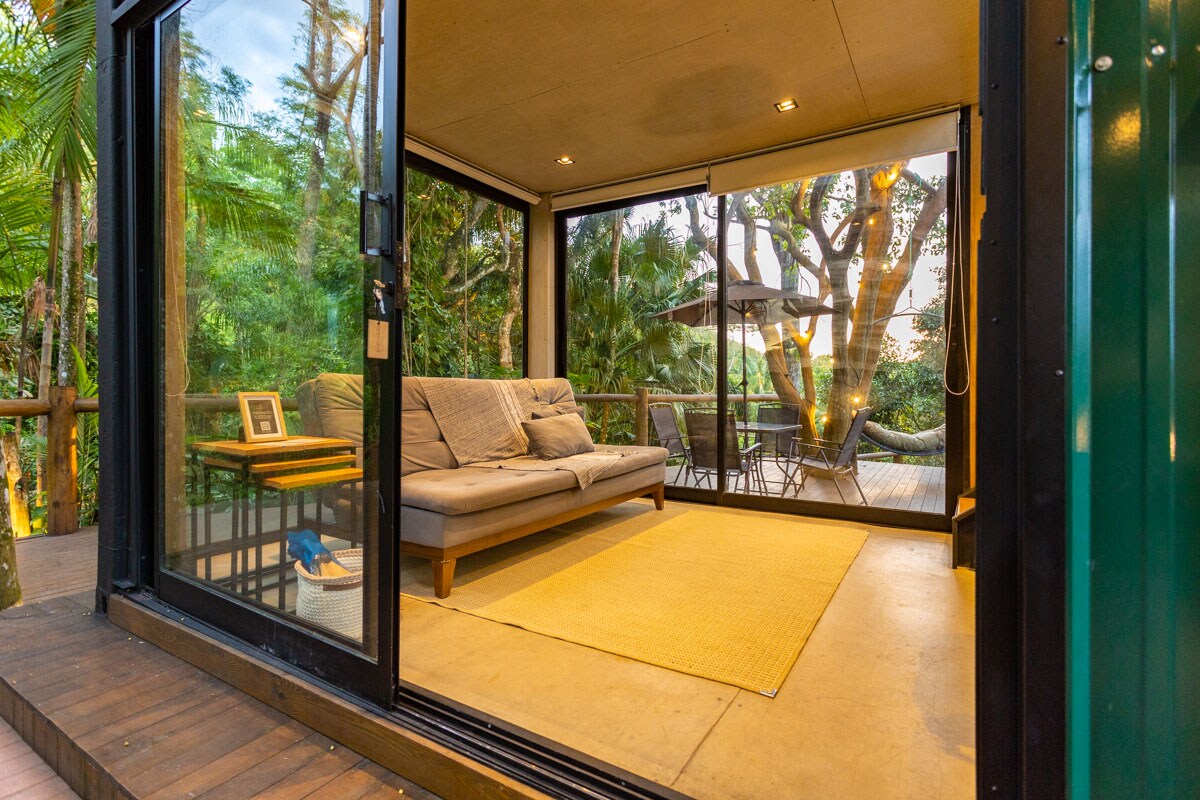 Outdoor view room at Casa Natu Ilhabela Studio Portinho with Jacuzzi in Ilhabela