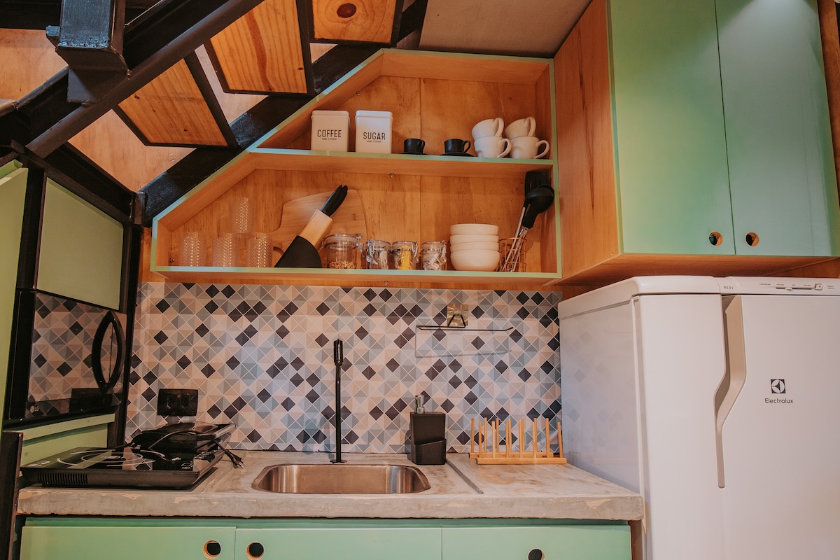 Kitchen at Casa Natu Ilhabela Bonete Studio with Jacuzzi in Ilhabela