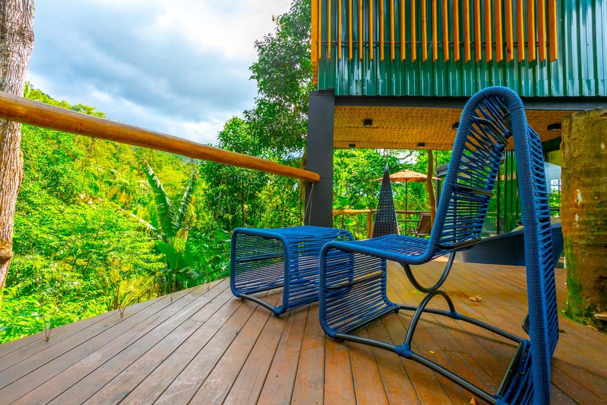 Outdoor Lounge at Casa Natu Ilhabela Bonete Studio with Jacuzzi in Ilhabela