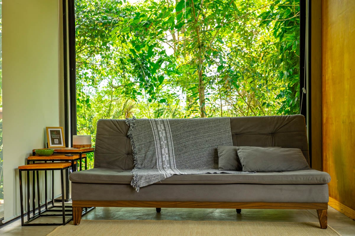Vista Sala at Casa Natu Ilhabela Bonete Studio with Jacuzzi in Ilhabela