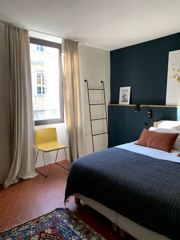 Chambre bleue