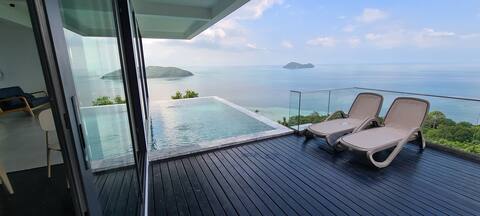 Luxury Sea and Sunset View 2BR Pool Villa