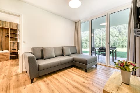 Brandnerhus - Garden 3-room apartment No. 01