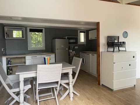 House with its private swimming pool near the sea