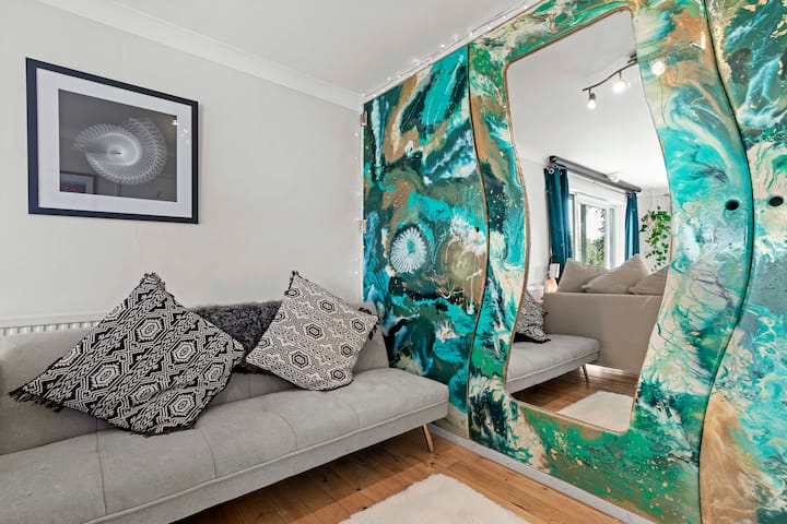 Double Sofa bed in the living room 