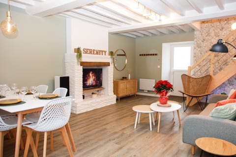 Top Airbnb: Normandy Serenity Cottage in Grandcamp Maisy