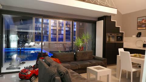 Successful Airbnb property: House for a couple of lovers. Indoor pool in La Baule Escoublac