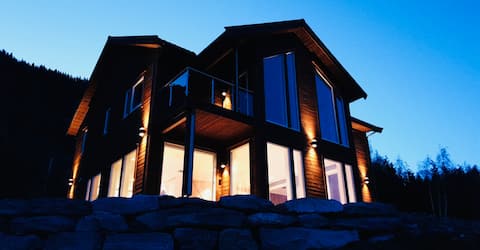 Modern house in Nordfjord