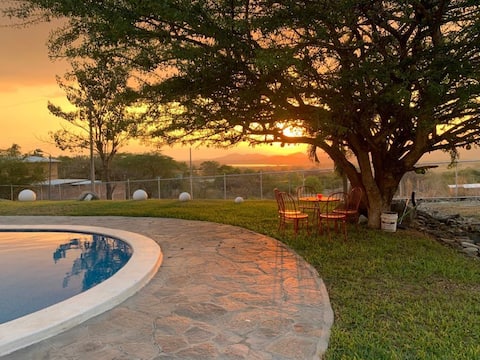 Rancho la posada peaceful, romantic, eco-friendly.