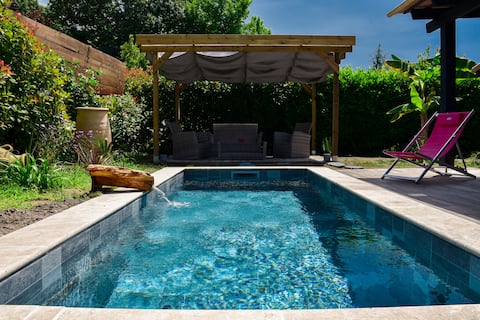 Small House for 4pers with pool