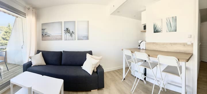 Superbe Rooftop Vue Mer *Port Santa Lucia* 5 Pers - Cap Estérel