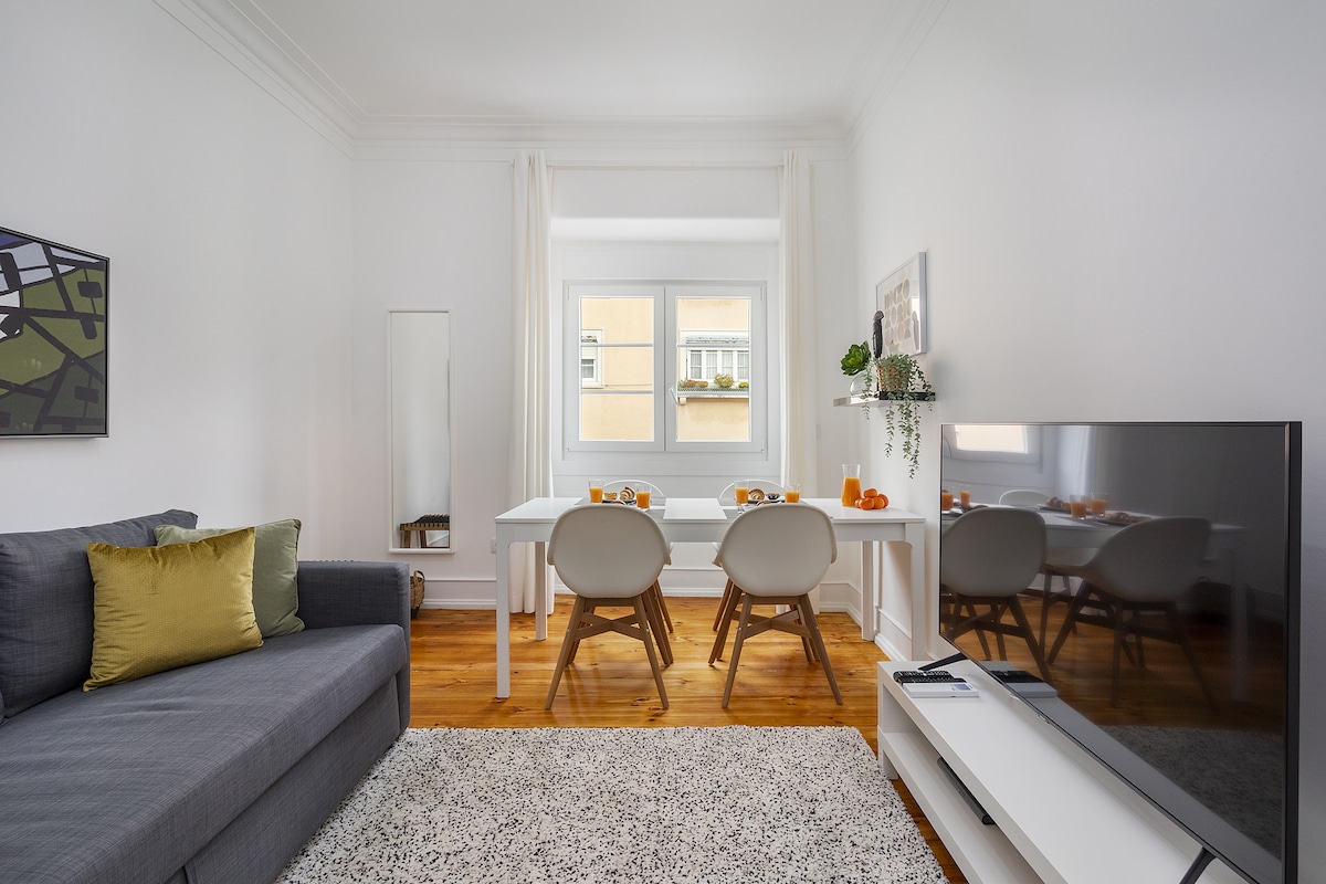 Airbnb em destaque: Hideaway Family Apartment | AC | Wi-Fi | Location em Areeiro
