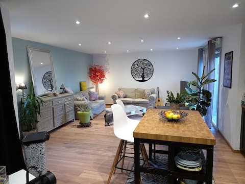 Beautiful apartment at the foot of the Côtes Roties