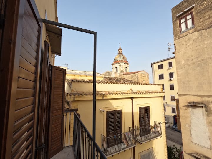 من شرفة المطبخ