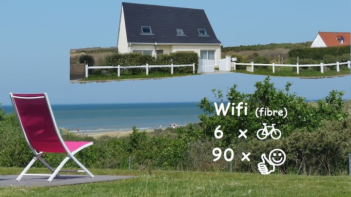 Location Hardelot Villa Vue Mer , Dunes Et Foret - Hardelot-Plage