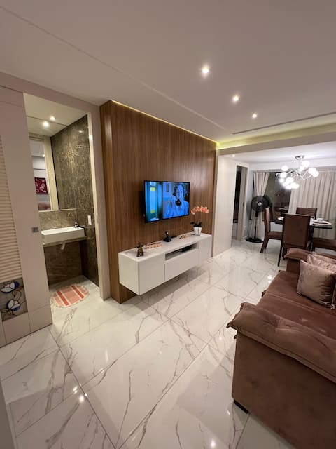 Airbnb em destaque: Sophisticated apartment by the sea em Cais Do Porto