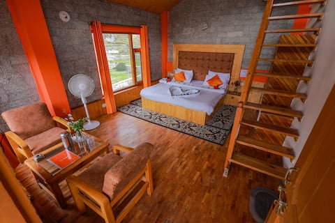Duplex Room with River and Mountain Views