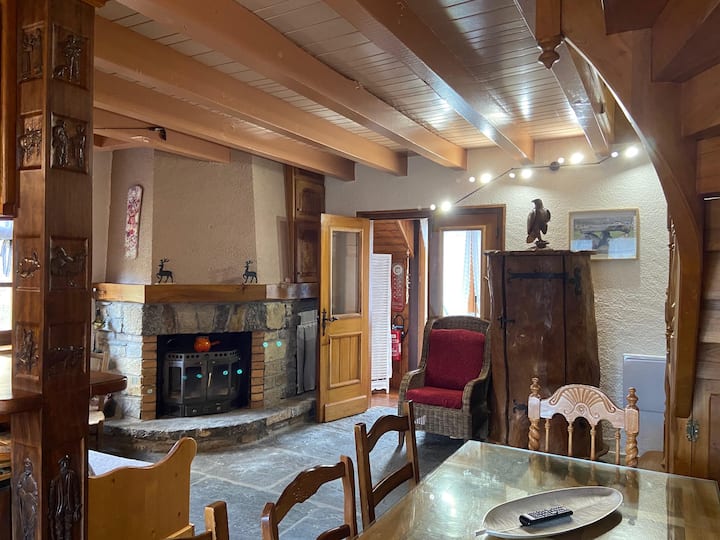 Unusual apartment on an old water mill