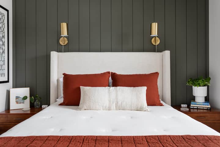 Queen Bed with a design focus