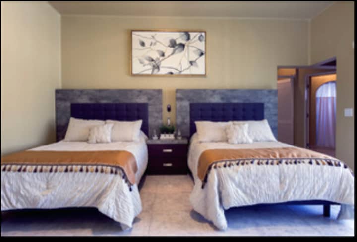 الغرفة رقم3 ؛ سريران كوين وسرير أريكة كوين  