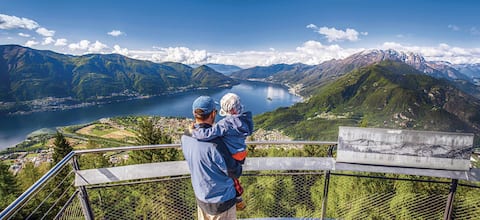 ♥CasaSerena Rustico typical Ticino garden lake view