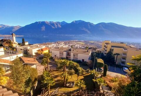 ♥CasaSerena Rustico Typical Ticino Garden Lake View