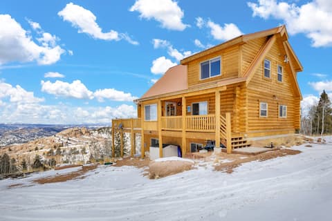 Log Cabin, Stunning Views & Hot Tub, Cripple Creek